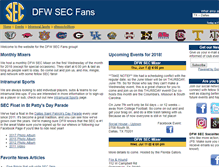 Tablet Screenshot of dfw.secfans.org